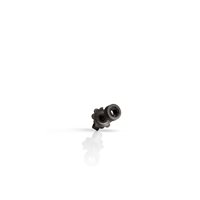 Einzelner Ohrring Mano-J. Herr Minimal in Titan Diamante Black 0.05 Ct MINORTBPL5PT - MINORTBPL5PT